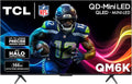 TCL 50-Inch QM6K Series QLED 4K Smart QD-Mini LED TV with Google TV (50QM6K, 2025 Model) New Halo Control System, LD500 Precise Dimming Series, High Contrast HVA Panel, 144Hz Native Panel Refresh Rate
