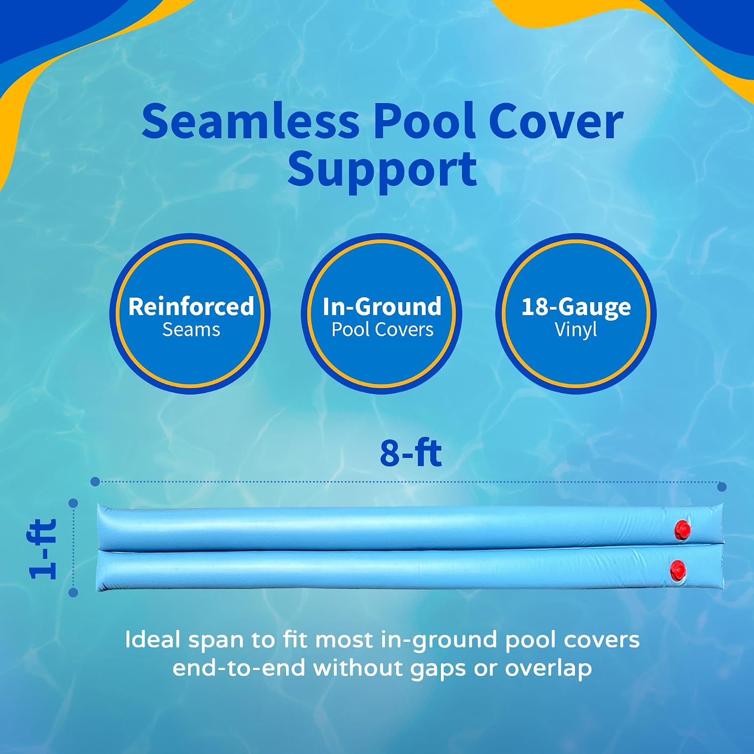 Blue Wave 8-ft Double Water Tube for Winter Pool Cover- 5 Count (Pack of 7)
