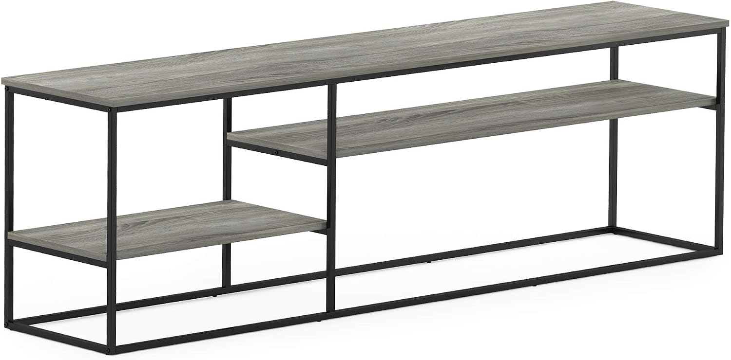 Furinno Moretti Modern Lifestyle TV Stand, French Oak Grey