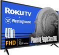 Westinghouse Roku TV - 40 Inch Smart TV, 1080P FHD Television with Wi-Fi Connectivity and Mobile App, Flat Screen, Bluetooth, Compatible with Apple AirPlay, Alexa and Google Assistant