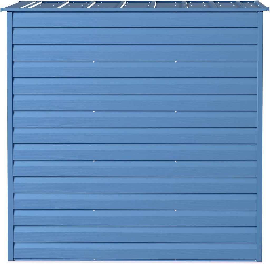 Arrow Sheds 6' x 4' Outdoor Steel Storage Shed, Blue