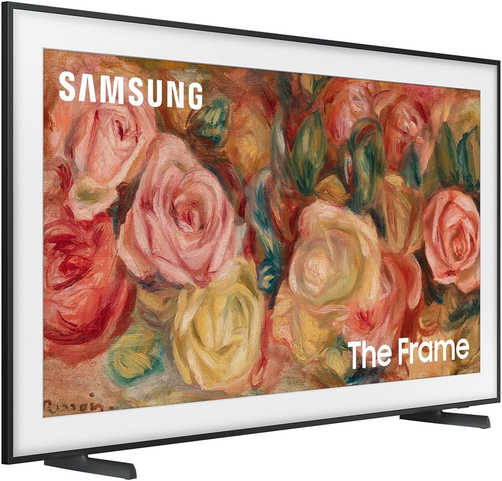 Samsung 75-Inch Class QLED 4K LS03D The Frame Series Quantum HDR Smart TV w/Dolby Atmos, Art Mode, Anti-Reflection, Customizable Frame, Slim Fit Wall Mount with Alexa Built-in (QN75LS03D, 2024 Model)