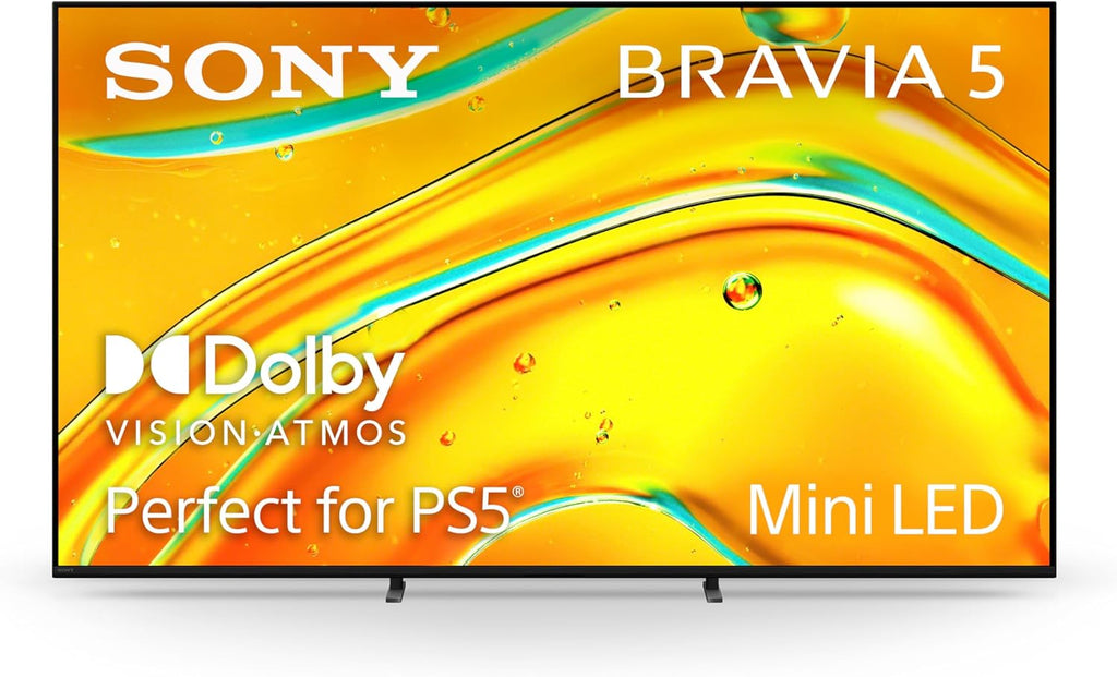 Sony BRAVIA 5 55 Inch TV, Mini LED, 4K Smart Google TV, XR Processor with AI Technology,120hz Television with Dolby Vision/Atmos, Exclusive Features for PlayStation®5, K-55XR50