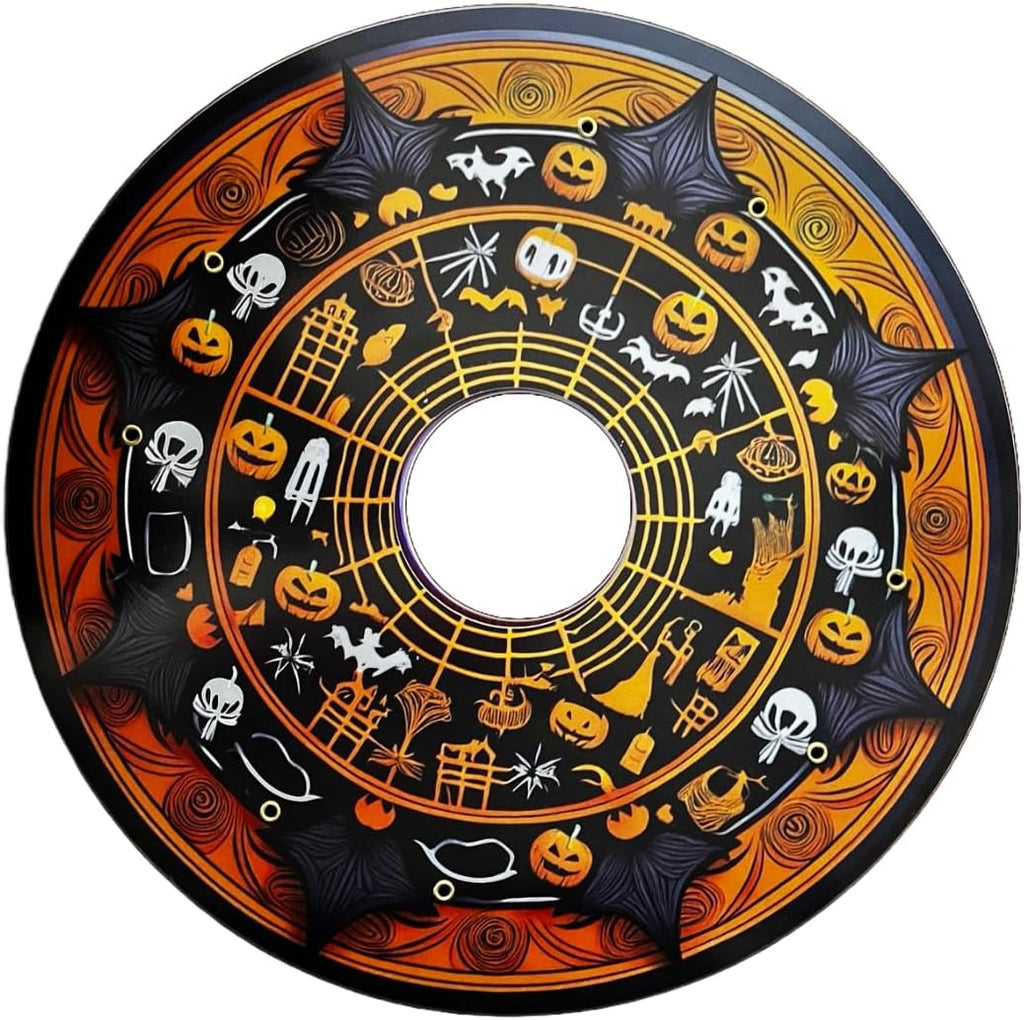 Wheelcovers Spooky Halloween Web Designer Cover for Wheelchair Wheels, Enhances Aesthetics, Easy Install/Remove, Lightweight, for Adults and Kids (Halloween Web)