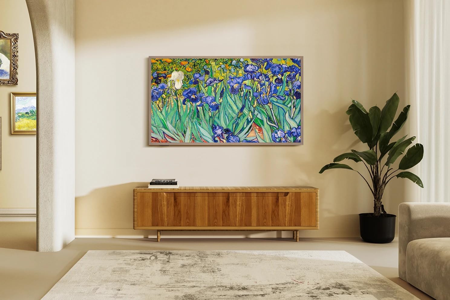Hisense 65-Inch Class QLED 4K S7N CanvasTV™ Series Dolby Vision HDR Google Smart TV (65S7N) - 144Hz, Art Mode, Anti-Glare Panel, Hi-Matte Display, Frame & UltraSlim Wall Mount Included
