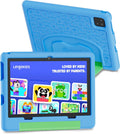 Contixo A10 Kids Tablet with 14 Apps, Lingokids & Epic, 10.1' HD Screen, Android 15, Parental Controls, WiFi, 4+64GB Storage, al Tablet for Kids Ages 3-12, Boys & Girls Gift, Blue
