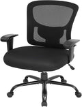 BestOffice Big and Tall Office Chair 500lbs Desk Chair Mesh Computer Chair with Lumbar Support Wide Seat High Back