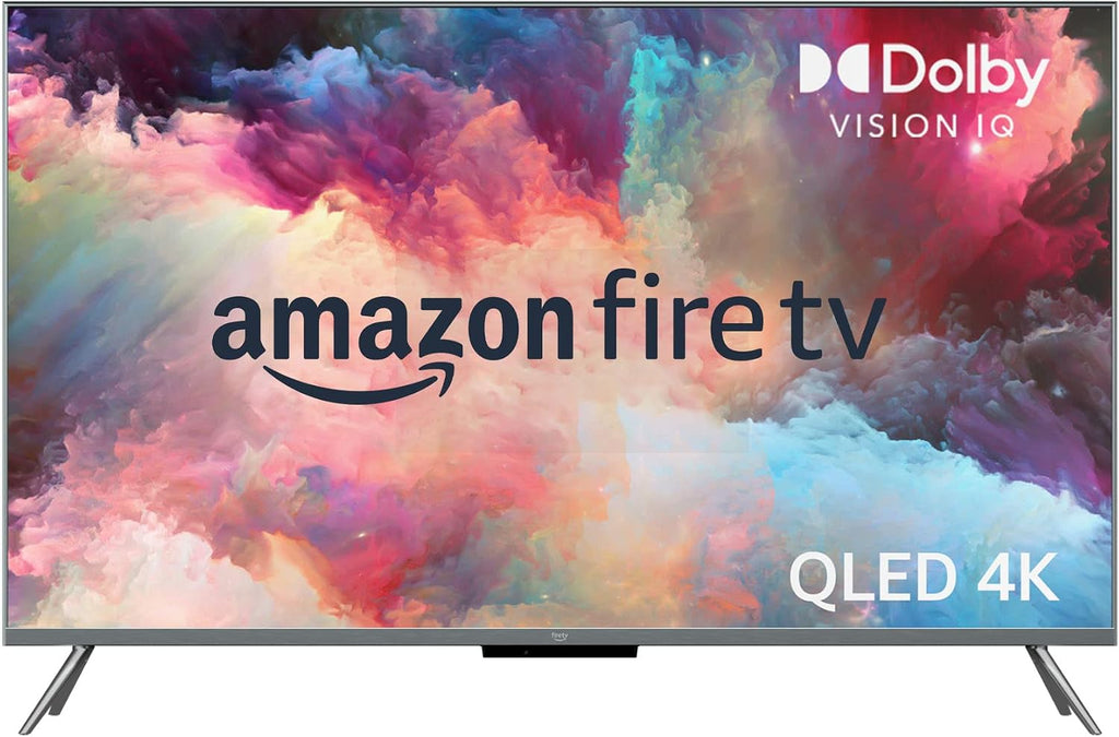 Amazon Fire TV 55' Omni QLED Series 4K UHD smart TV, Dolby Vision IQ, Fire TV Ambient Experience, local dimming, hands-free with Alexa