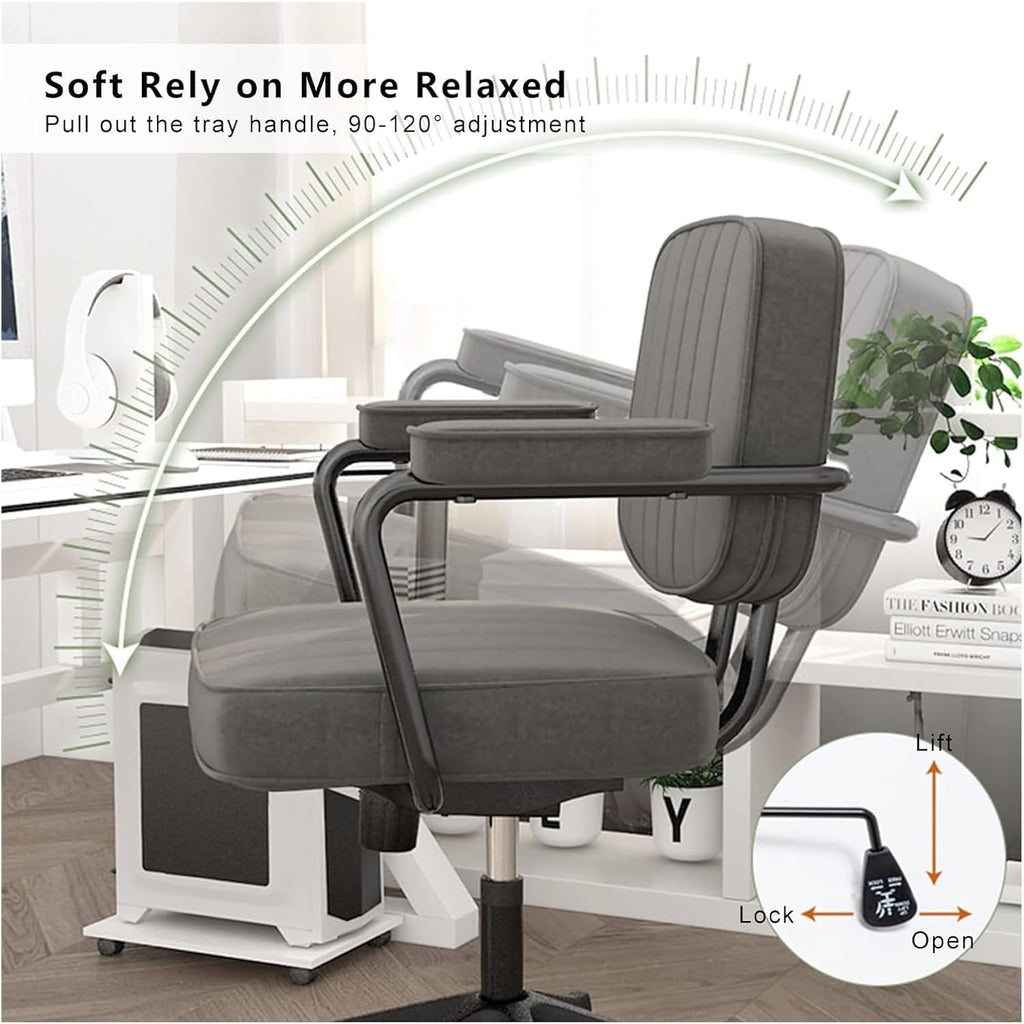 Chair Computer Chair Office Chair, Computer Desk Chair, Padded Comfy Gaming Chair, Breathable Work Swivel Chair - Max Capacity 400Lbs