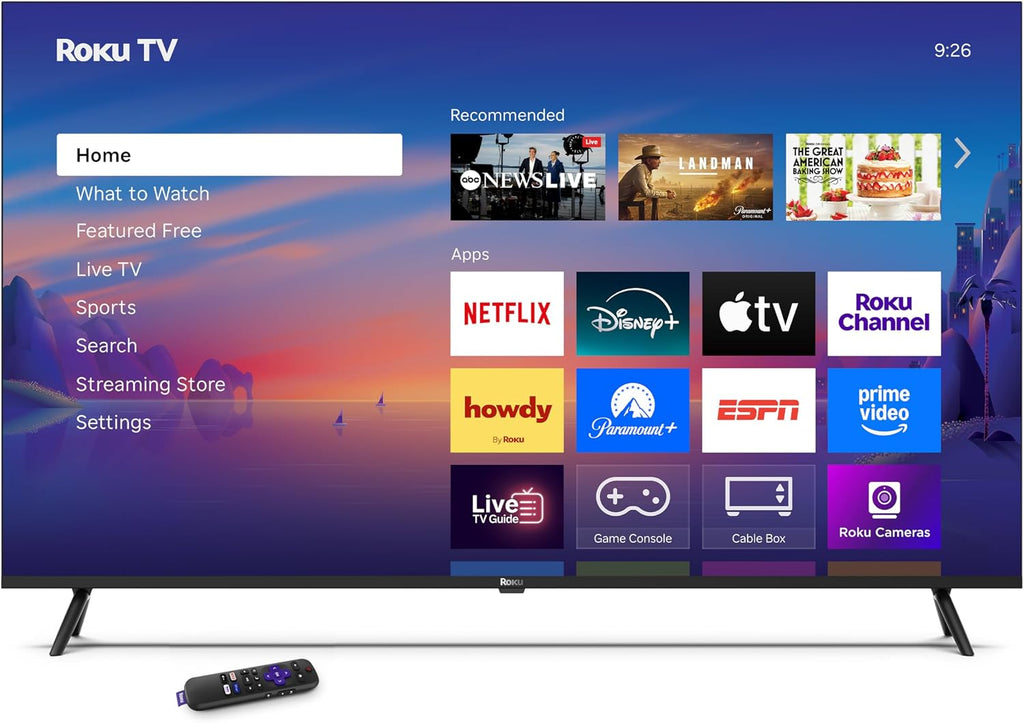 Roku Smart TV – 50-Inch Select Series, 4K HDR TV – Roku TV with Roku Remote – Flat Screen LED Television with Wi-Fi for Streaming Live Local News, Sports, Family Entertainment
