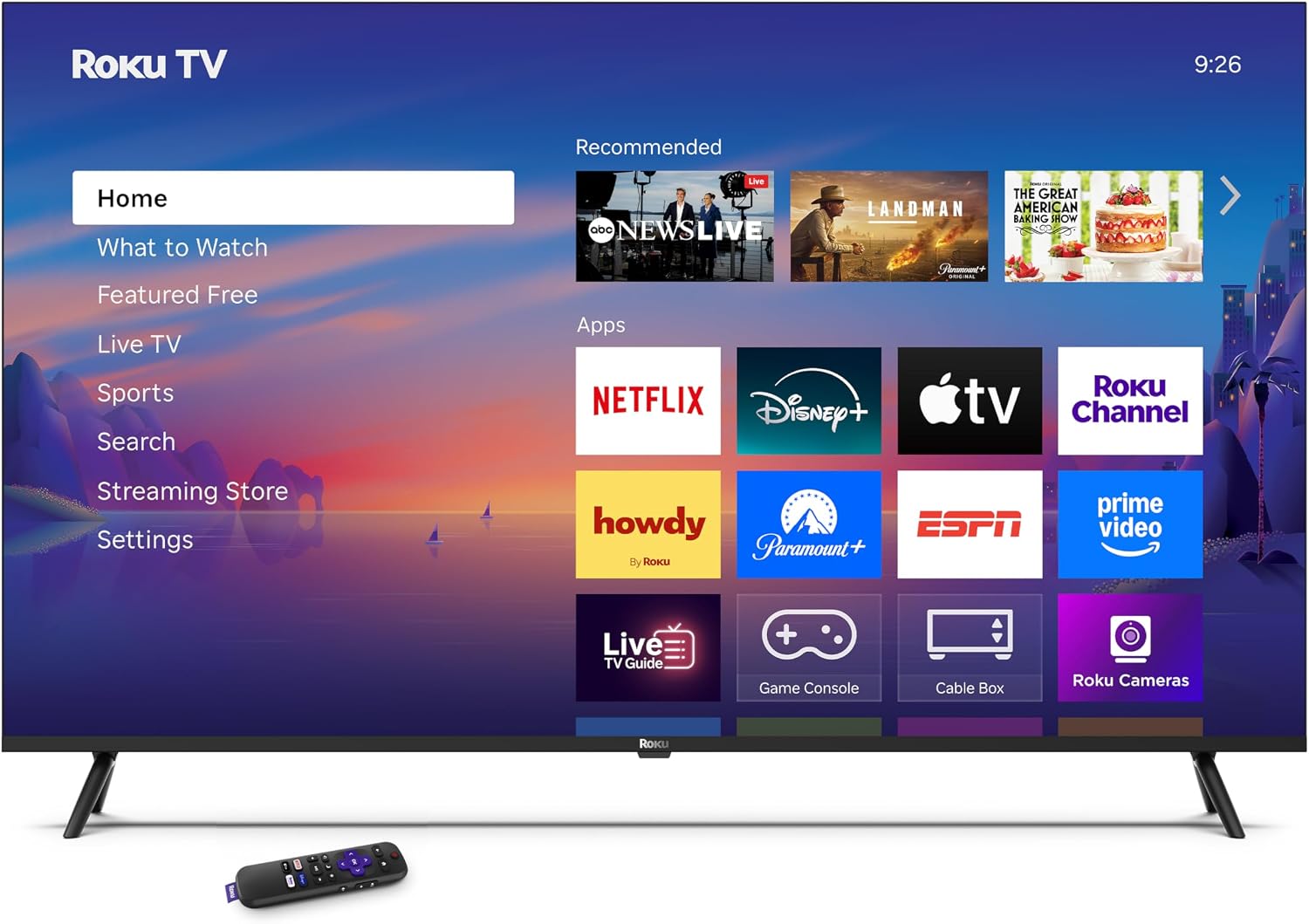 Roku Smart TV – 50-Inch Select Series, 4K HDR TV – Roku TV with Roku Remote – Flat Screen LED Television with Wi-Fi for Streaming Live Local News, Sports, Family Entertainment