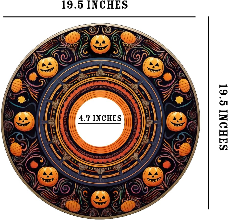 Designer Cover for Wheelchair Wheels, Enhances Aesthetics, Easy Install/Remove, Lightweight, New Matt Finish (Playful Pumpkin)