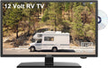 SYLVOX 12V TV 24 inch, 1080P RV TV 12 Volt DC Powered Integrated HDTV(ATSC) Tuner, Built-in DVD Player Speaker FM Radio, with HDMI/USB/AV Input, Suitable for Motorhome, RV Caravan and Boat