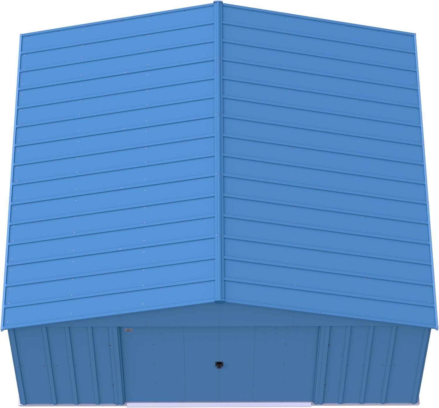 Arrow Classic Metal Shed, 14 x 14, Blue Grey