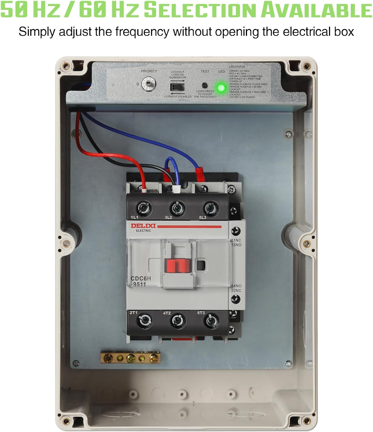 100 Amp Smart Management Module (SMM), Briidea Load Management Device, Replaceable/Compatible with Generac 7006, Protects Generator from Overload, Gray