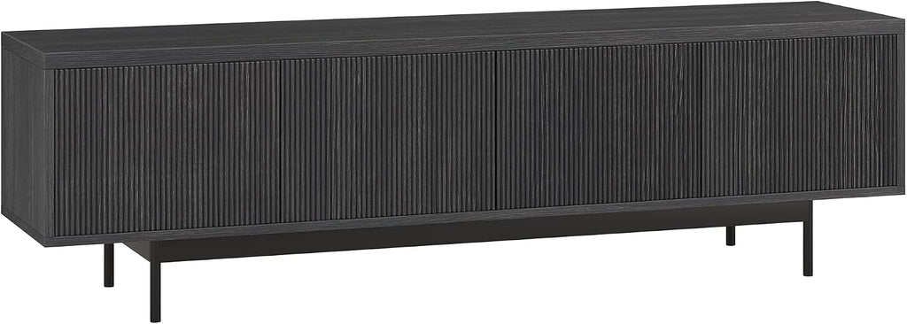 Henn&Hart Whitman, 70'' Rectangular TV Stand, Charcoal Gray