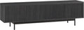 Henn&Hart Whitman, 70'' Rectangular TV Stand, Charcoal Gray