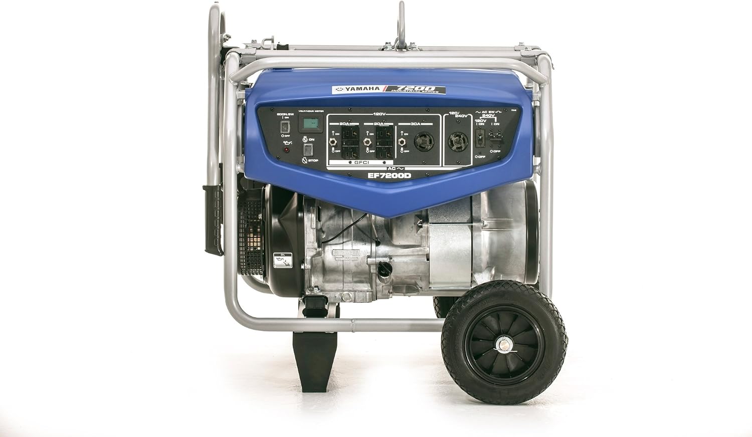 Yamaha EF7200D Generator with Manual Start, 7200-watt