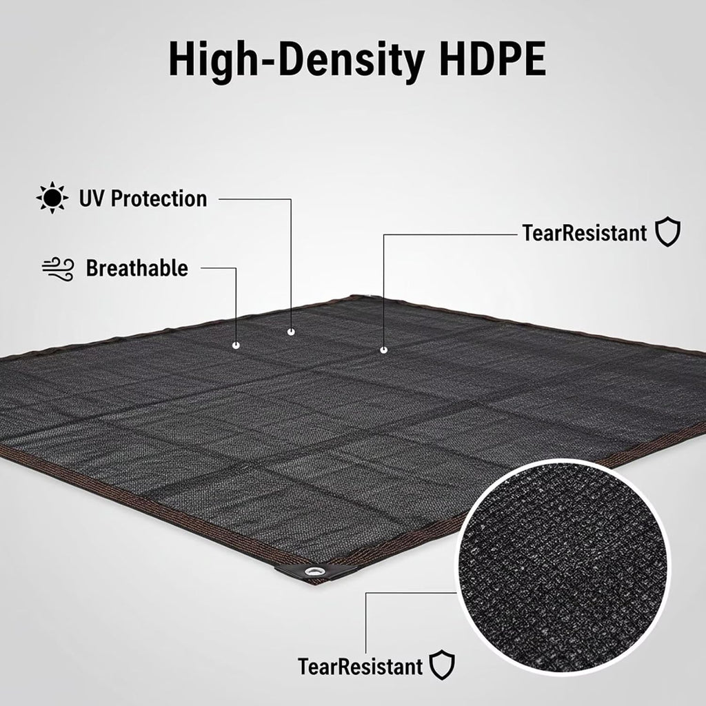 Shade Cloth for Garden, 13x26FT 90% Sunblock Neting Cover Shade Cloth with Grommets, Sun Protection Screens for Patio Kennel Chicken Coop Pergola Greenhouse Plants Cover Mesh Tarp,