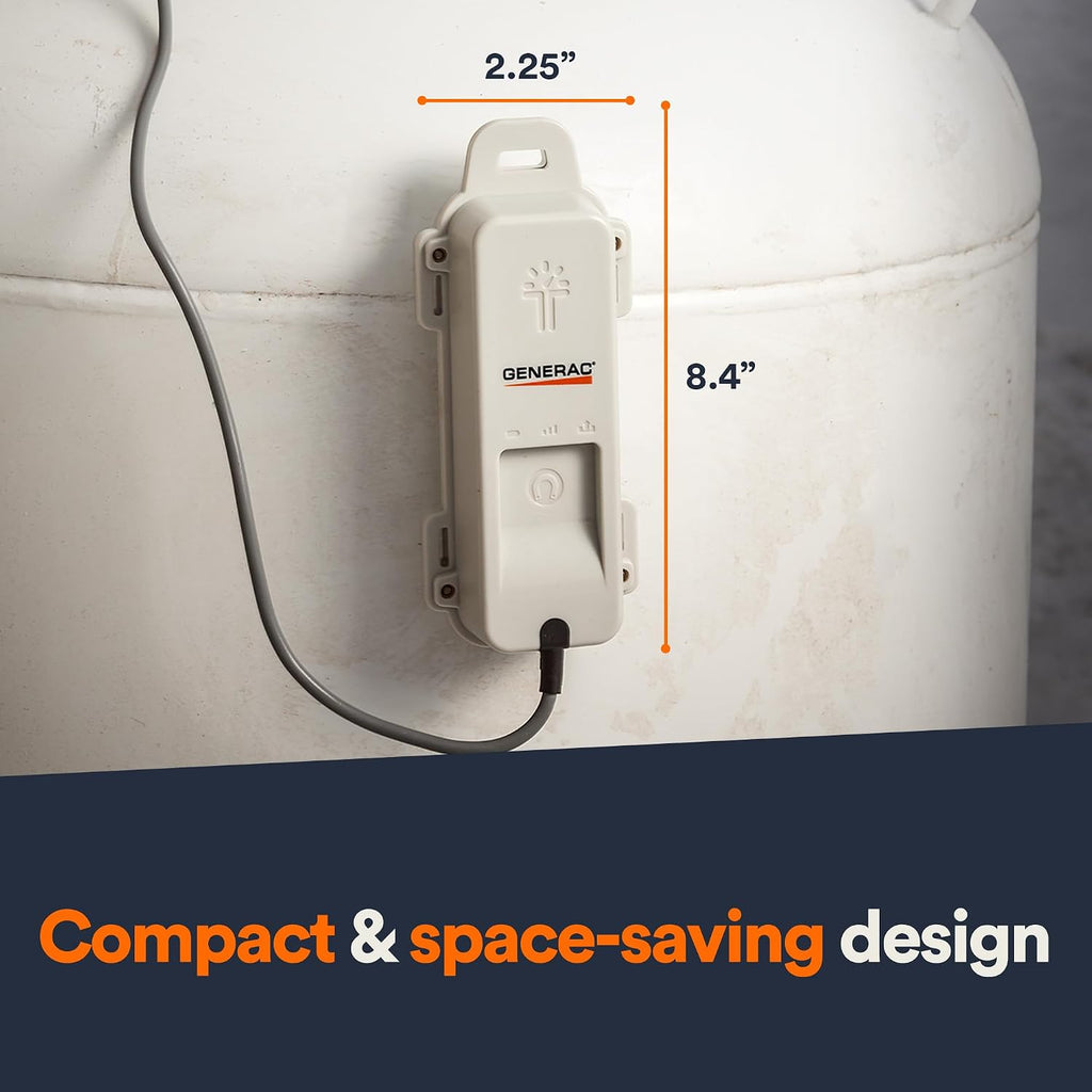 Generac 7009 LTE Propane Tank Fuel Level Monitor - Real-Time Gauge, Mobile Link Integration - Avoid Run-Outs - Compatible with Generac Generators - Reliable 4G LTE Coverage