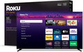 Roku Smart TV – 55-Inch Pro Series 4K QLED RokuTV with Backlit Roku Voice Remote Pro, Dolby Vision IQ, 120Hz Refresh Rate – Live Local News, Sports, Gaming