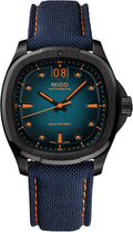 MIDO Multifort TV Big Date - Swiss Automatic Watch for Men - 40mm Case with Transparent Caseback