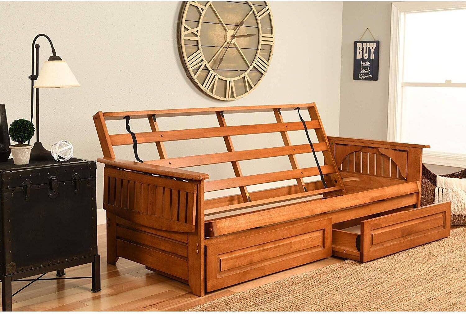 Kodiak Furniture Phoenix Futon Set, Full, Barbados