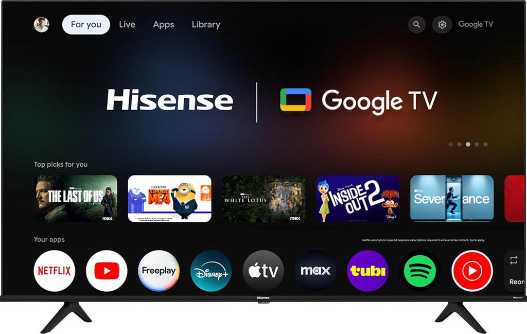 Hisense 50-Inch Class A6 Series 4K UHD Smart Google TV with Alexa Compatibility, Dolby Vision HDR, DTS Virtual X, Sports & Game Modes, Voice Remote, Chromecast Built-in (50A6H)