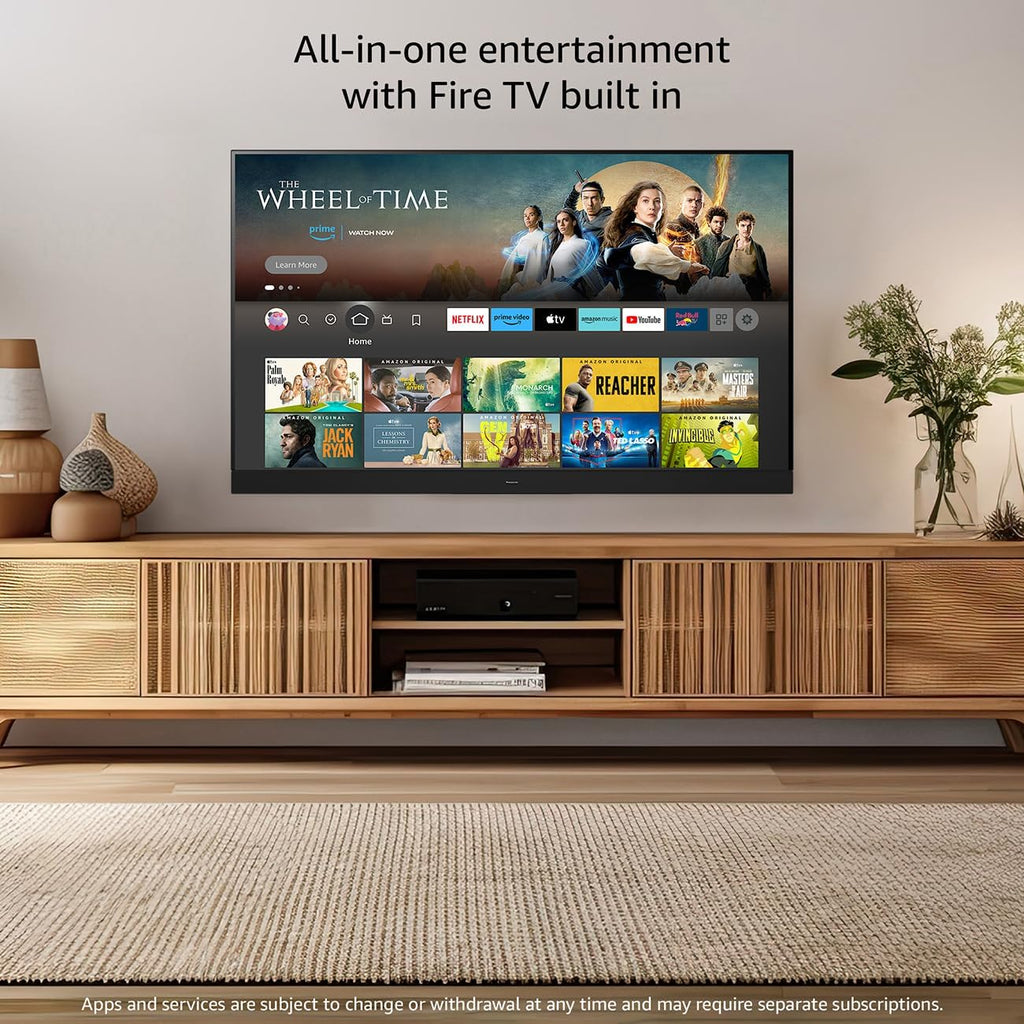 Panasonic Z95 Series (2024 Model) 65-inch OLED 4K Ultra HD Smart Fire TV, Dolby Vision IQ, HDR10+ Adaptive, 144Hz Refresh Rate and Hands-Free Alexa - 65Z95AP