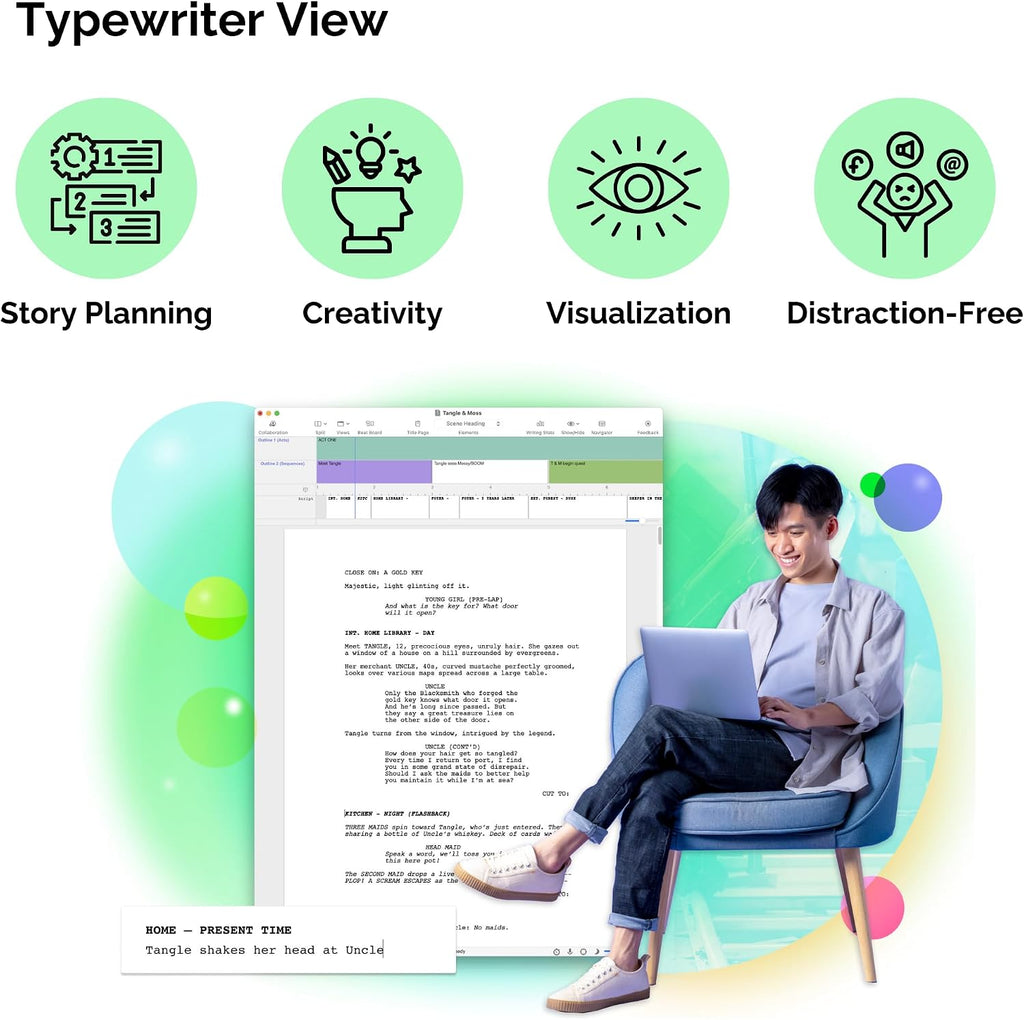 FINAL DRAFT 13 - Professional Screenwriting Software For Screenwriters With Industry Standard Formatting and Writing Project Planning Productivity Tools
