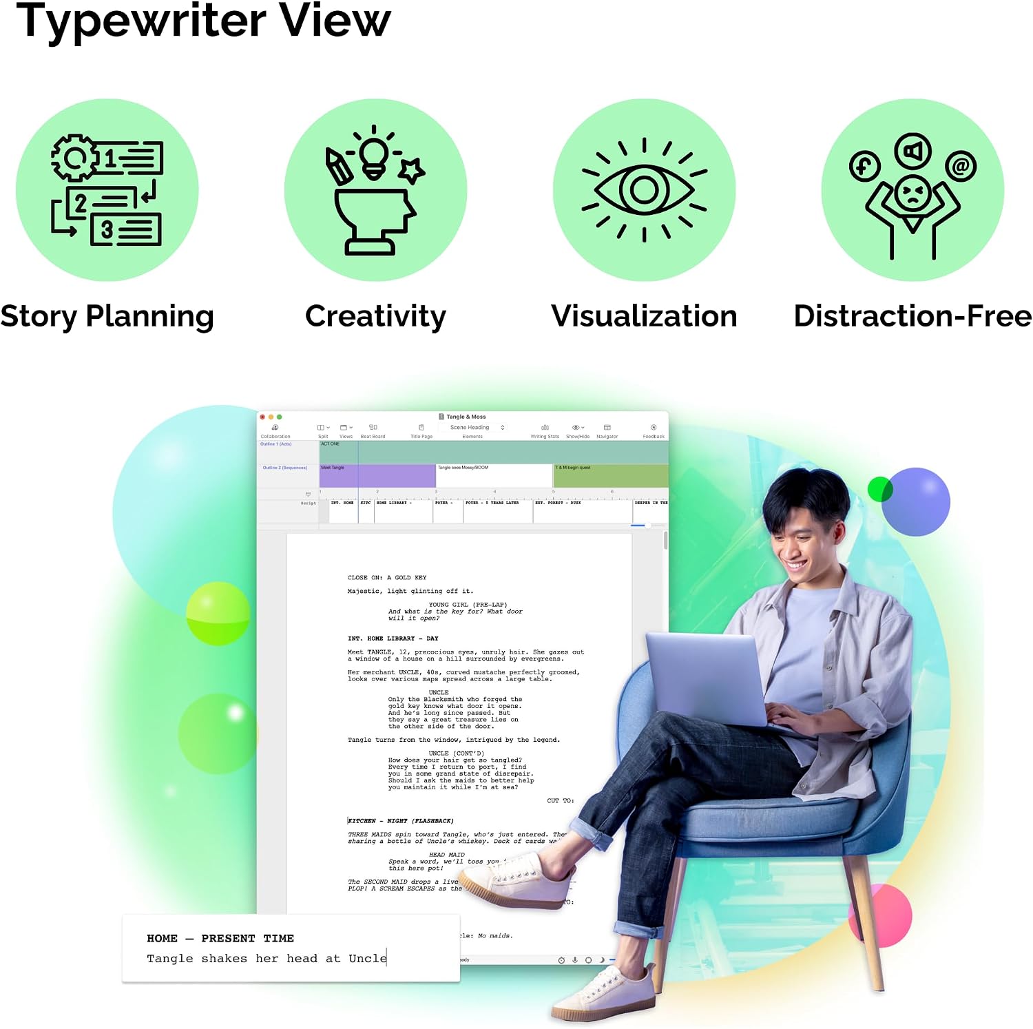 FINAL DRAFT 13 - Professional Screenwriting Software For Screenwriters With Industry Standard Formatting and Writing Project Planning Productivity Tools