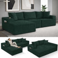 EconoHome Boneless Cloud Sectional Sofa - Plush Deep Seat L-Shaped Couch for Relaxing & Entertaining, Durable Construction & Easy Assembly, Perfect Addition to Any Living Room