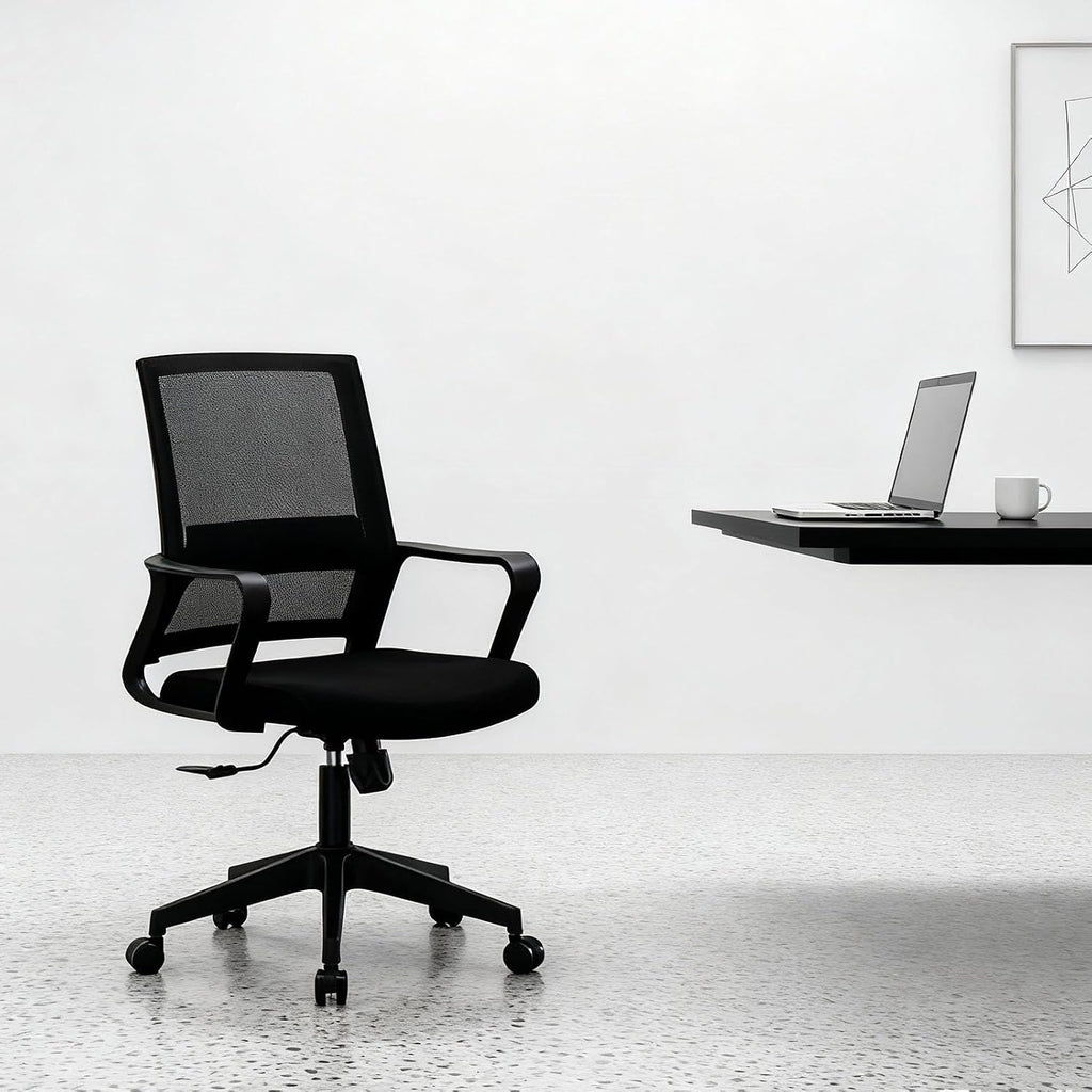 Mesh Executive Office Chair Set of 2, with Wheels 360 Swivel Task Chair, Comfortable Lumbar Support, Ergonomic Office Chair, Desk Chair Comfy,for Home Office and Gaming