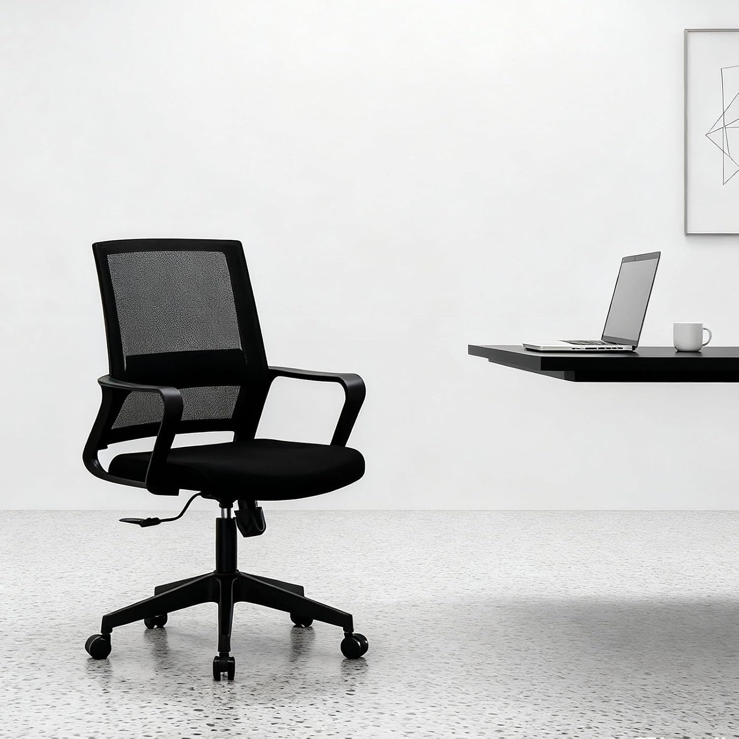 Mesh Executive Office Chair Set of 2, with Wheels 360 Swivel Task Chair, Comfortable Lumbar Support, Ergonomic Office Chair, Desk Chair Comfy,for Home Office and Gaming