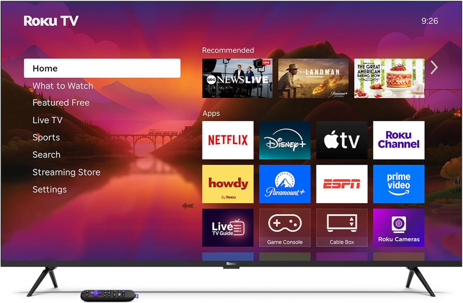 Roku Smart TV – 55-Inch Plus Series, Mini-LED TV – RokuTV with Enhanced Voice Remote – Flat Screen 4K QLED Television with Dolby Vision & Wi-Fi for Streaming Live Local News, Sports