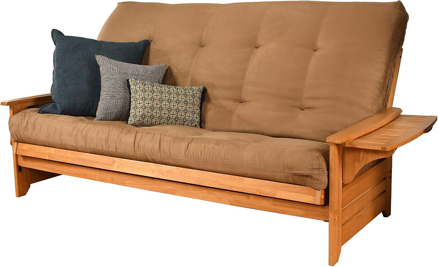 Kodiak Furniture Phoenix Futon Set, Suede Peat