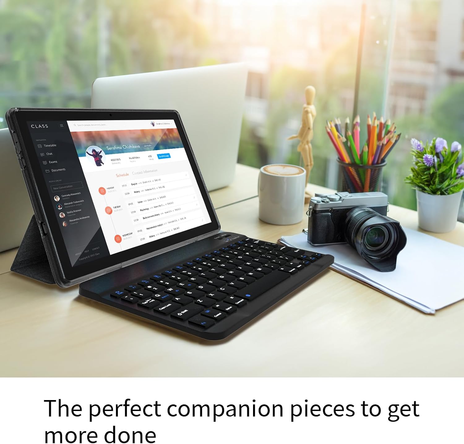 COLORROOM Android 15 Tablet 11inch, Face Unlock, 18W Fast Charging, 12GB+128GB+1TB Expand, Octa-core CPU, 8000mAh Large Battery, WiFi6, Touchscreen Display, Widevine L1 Tableta, Black