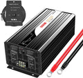 Xijia 6000W Pure Sine Wave Power Inverter dc 24V to 110v ac Converter 60HZ Solar Converter for Home rv Use car (DC24V (Range 20V-30V) 6000W)