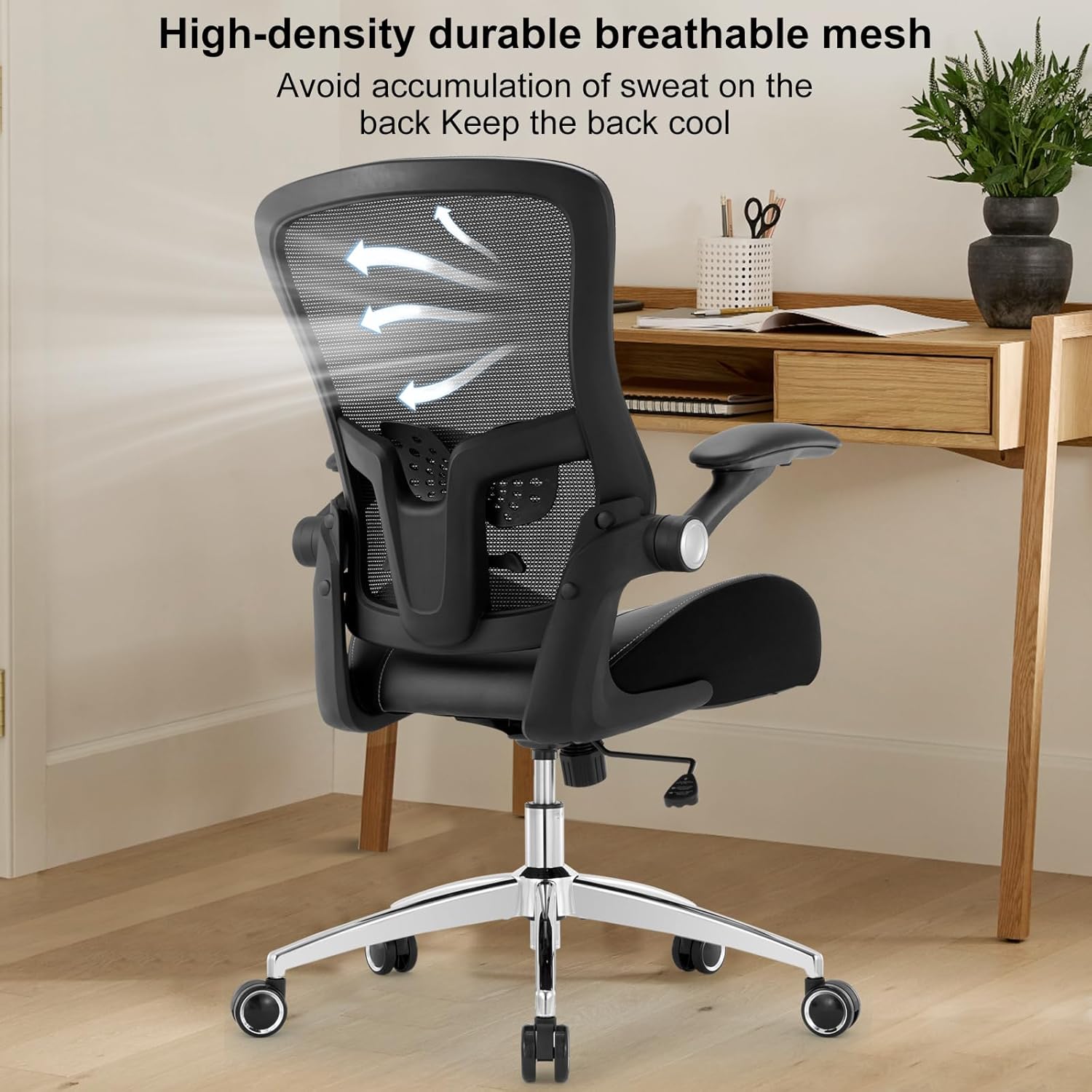 Office Chair Ergonomic Desk Chair-400lbs Big and Tall Heavy Duty, Wide & Soft 3D Modeling Foam Cushion Home Office Desk Chair with Adjustable Seat Height, Executive Computer Task Chair