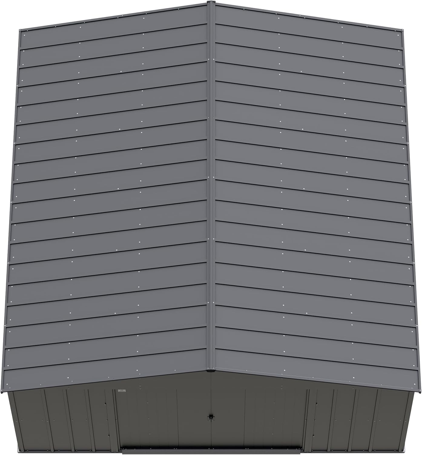 Arrow Classic Metal Shed, 14 x 14, Charcoal