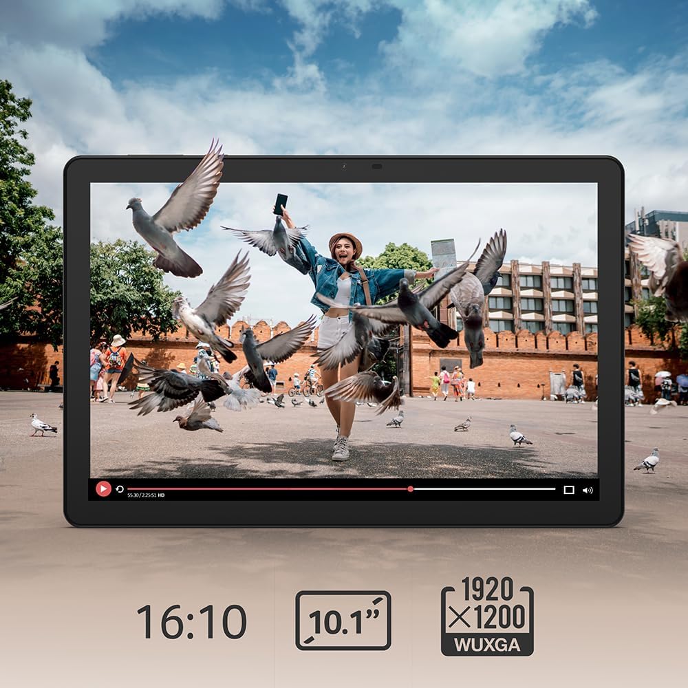 acer Iconia Tab M10 M10-11-K5N0 Tablet | 10.1' 1920 x 1200 IPS Touch | MediaTek MT8183C Octa-Core CPU | 4GB LPDDR4 | 128GB eMMC | WiFi-5 | Front 5MP & Rear 8MP Webcam | Bumper Case | Android 12