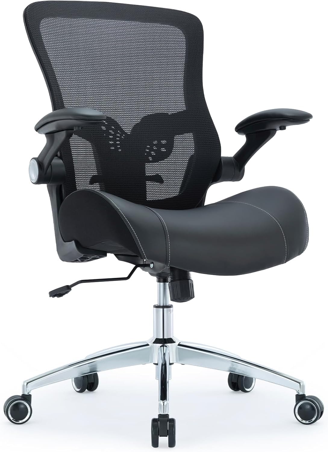 Office Chair Ergonomic Desk Chair-400lbs Big and Tall Heavy Duty, Wide & Soft 3D Modeling Foam Cushion Home Office Desk Chair with Adjustable Seat Height, Executive Computer Task Chair