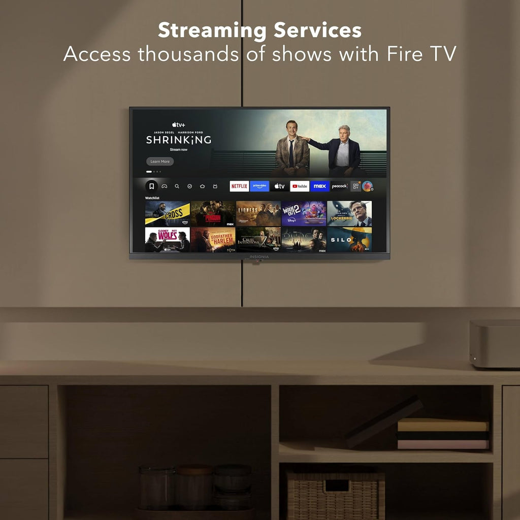 INSIGNIA 40' Class F40 Series LED Full HD Smart Fire TV, Voice Remote with Alexa, Free & Live TV