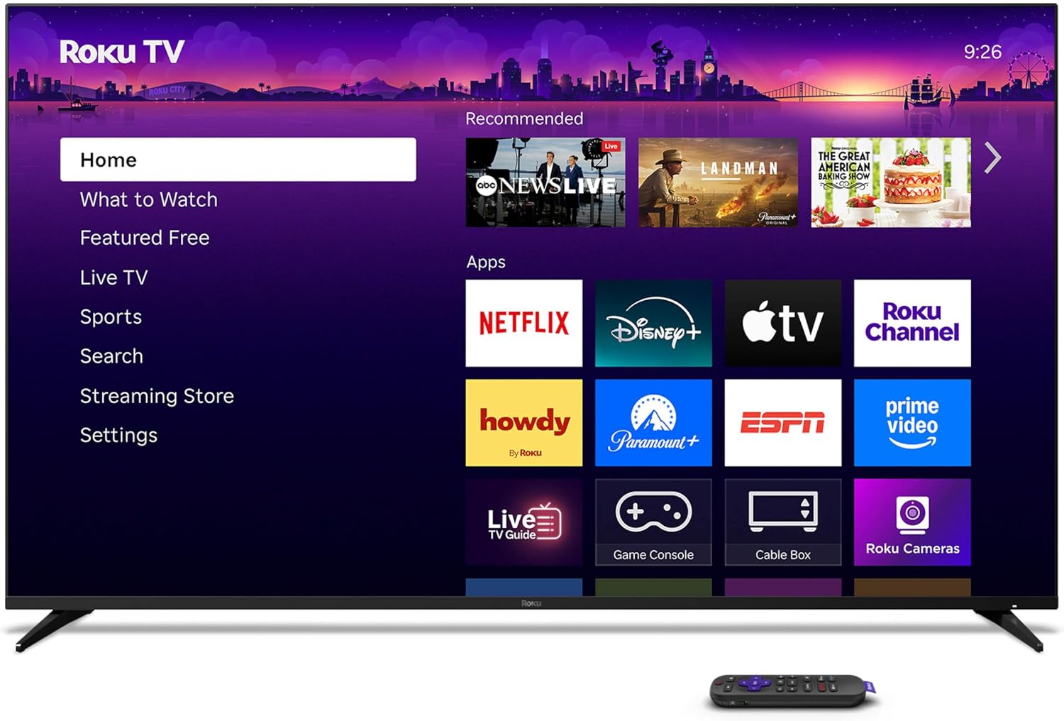 Roku Smart TV – 55-Inch Pro Series, Mini-LED TV – RokuTV with Backlit Voice Remote Pro – Flat Screen 4K QLED Television with 120Hz Refresh Rate & Dolby Vision IQ, Live News, Sports, Entertainment
