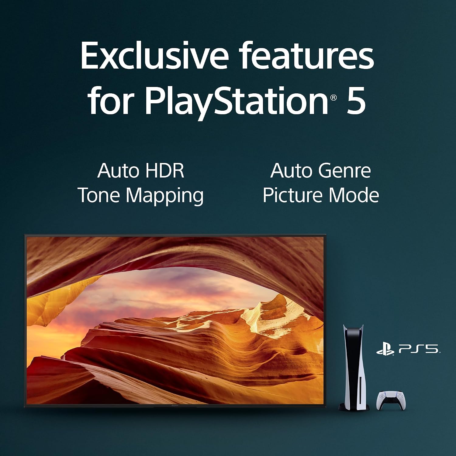 Sony 50 Inch 4K Ultra HD TV X77L Series: LED Smart Google TV KD50X77L- 2023 Model, Black