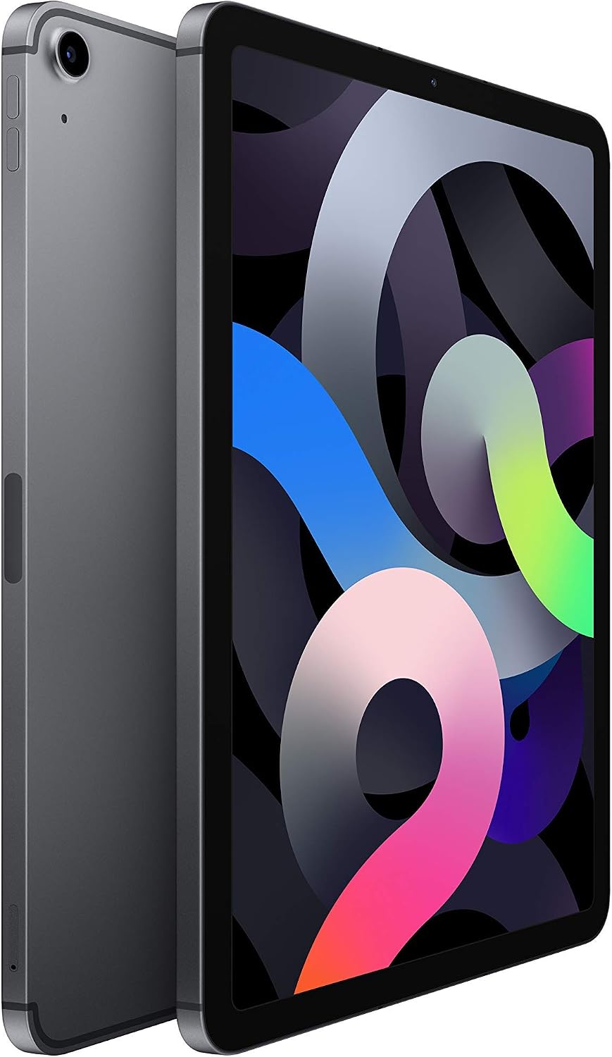 Apple iPad Air (10.9-inch, Wi-Fi + Cellular, 256GB) - Space Gray (Latest Model, 4th Generation) (Renewed)