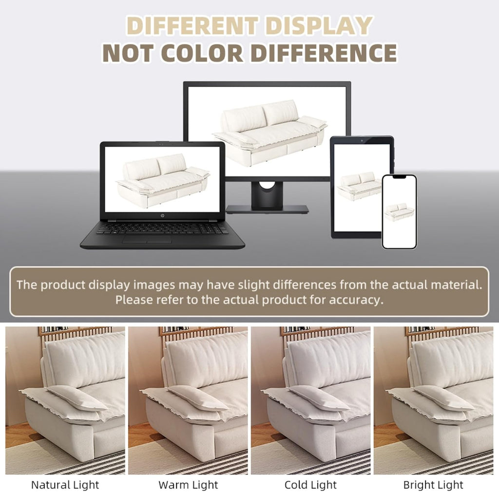 Cilee 73.2' Folding Sofa Bed, 3-in-1 Convertible Loveseat Sleeper Sofa, Pull Out Futon Sofa Bed, Comfy Floor Couch with Storage Pocket & 2 Pillows, Love Seats Furniture for Living Room, Velvet, Geige