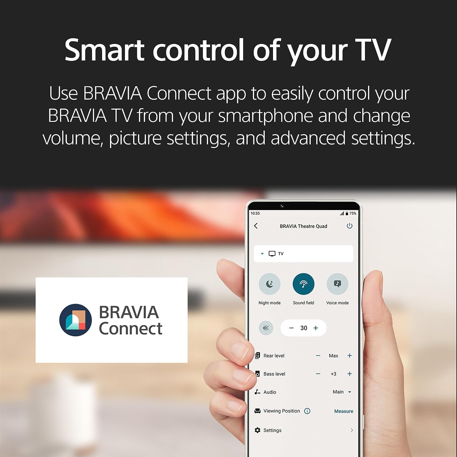 Sony BRAVIA 8 II 55 Inch TV, QD OLED, 4K Smart Google TV, XR Processor with AI Technology, Ultra Slim Design, 120hz Television, Dolby Vision/Atmos, Exclusive Features for PS5, K-55XR80M2