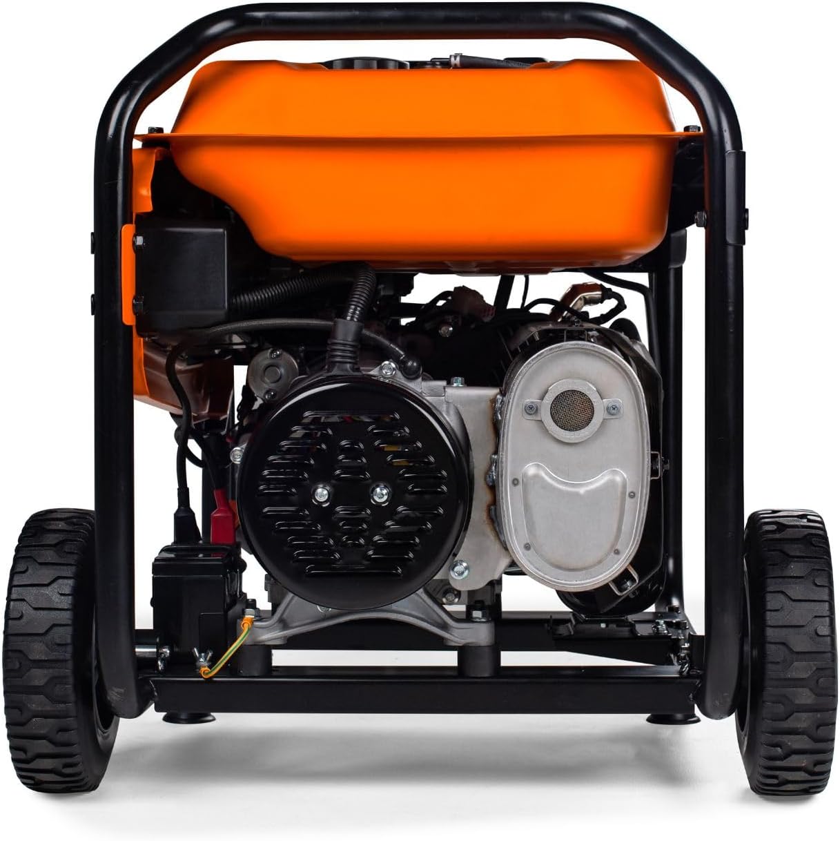 Generac Dual Fuel Portable Gas Generator, 8,250 Starting Watts, Electric Start, COsense Carbon Monoxide Detection, 11 Hour Runtime, Gas Propane, Heavy Duty Frame, Home Backup Emergency, CARB Compliant