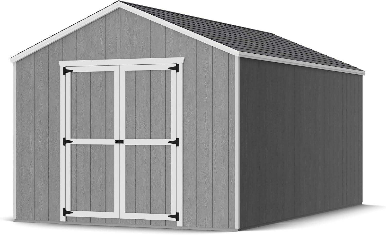 Little Cottage Co. 10x16 Value Gable Shed with Floor, Outdoor Wood Storage Do-It-Yourself Precut Kit